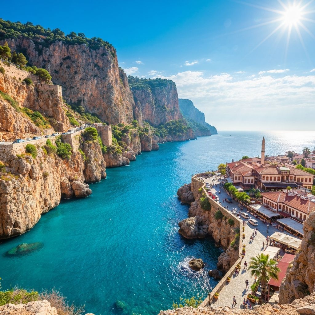 Türkei Urlaub - Türkisküste bei Antalya mit Klippen