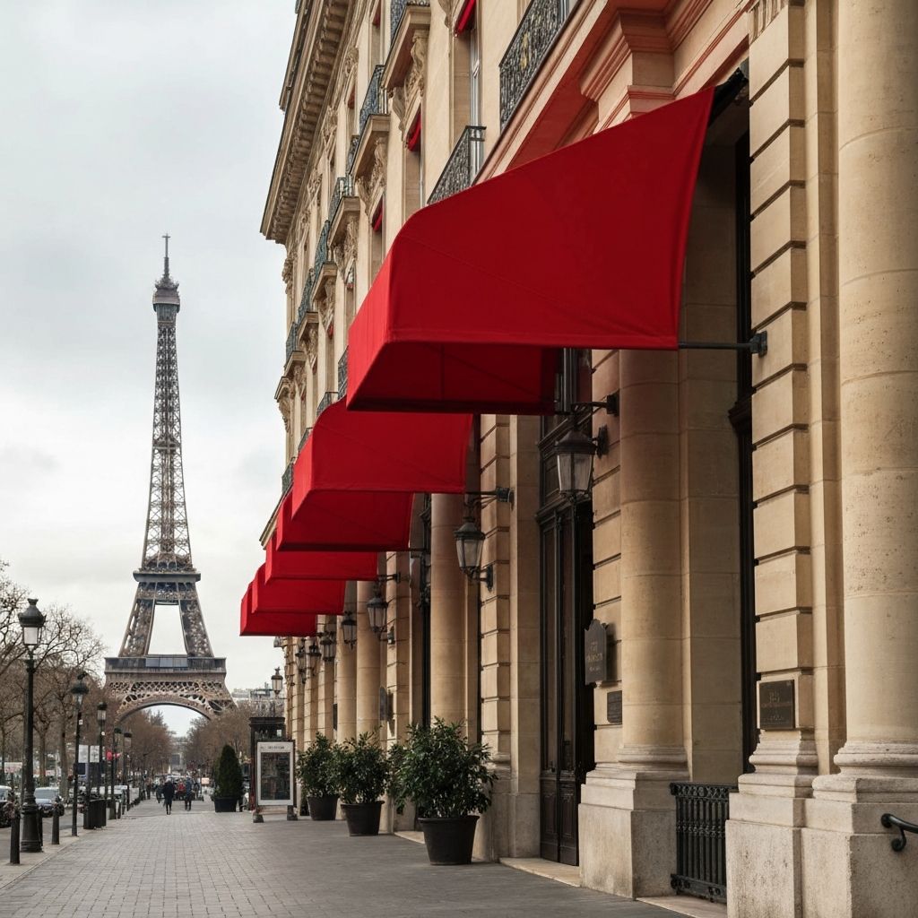 Plaza Athénée Paris - Luxushotel mit Eiffelturm-Blick