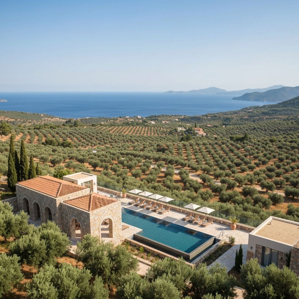 Amanzoe Peloponnes - Aman Resort im griechischen Tempelstil