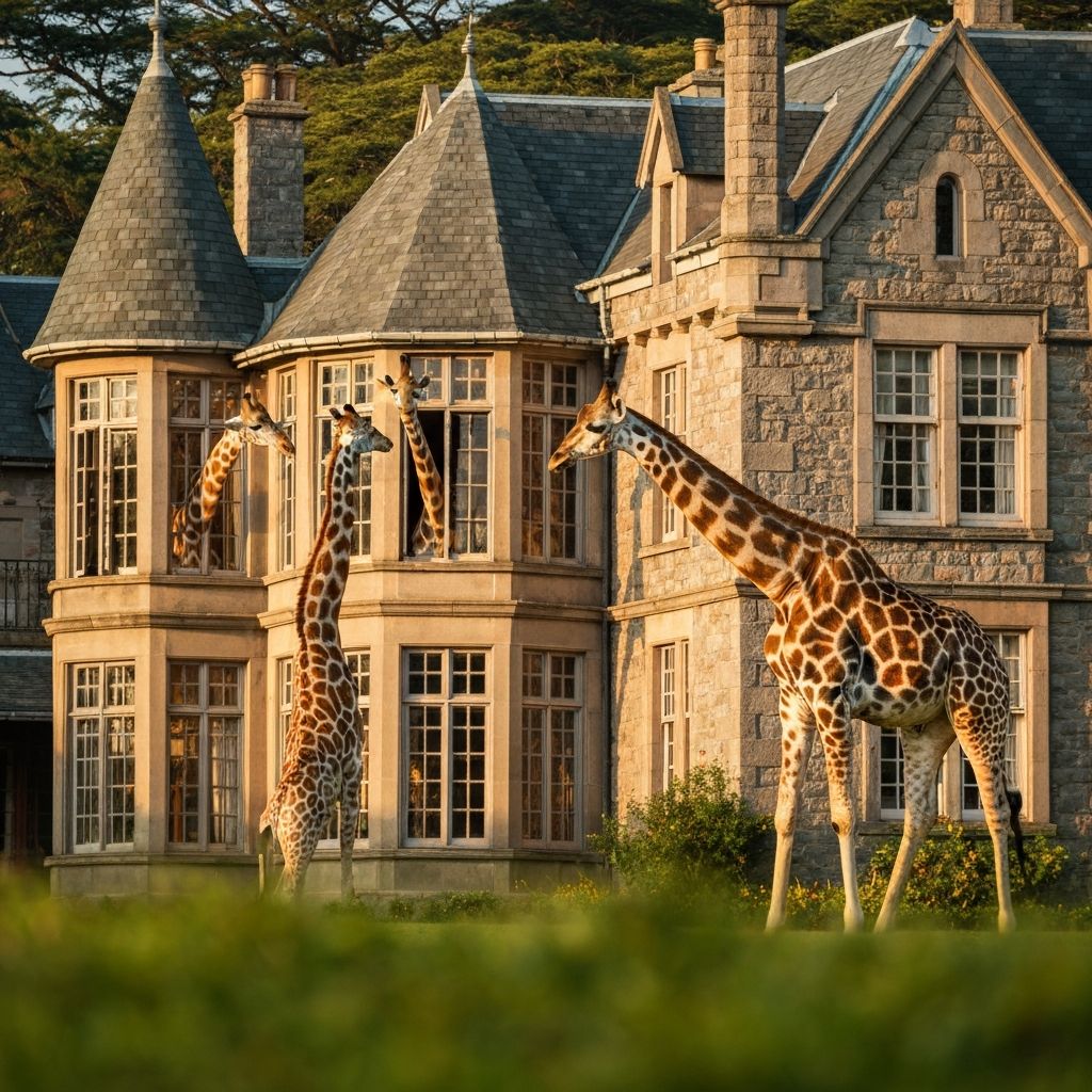 Giraffe Manor Nairobi - Hotel mit Giraffen-Frühstück